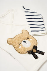 Premium Newborn Baby Boy 10 - Piece Cotton Bear Embroidered Layette Set - 10 Count - TryAladdin
