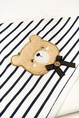 Premium Newborn Baby Boy 10 - Piece Cotton Bear Embroidered Layette Set - 10 Count - TryAladdin