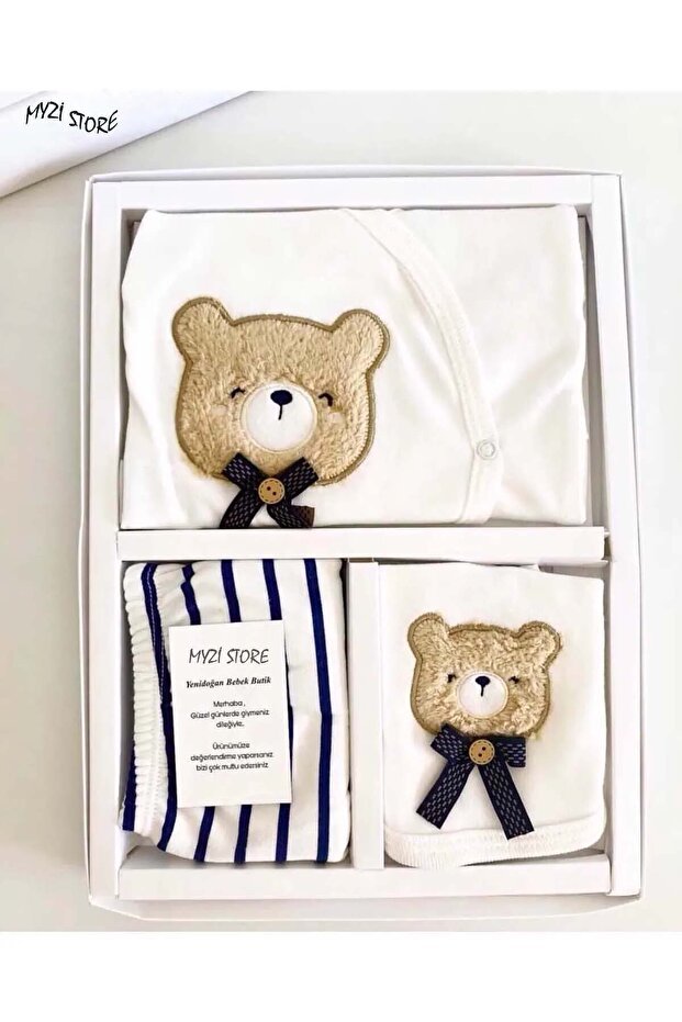Premium Newborn Baby Boy Hospital Outfit Set - 5 Pieces - TryAladdin
