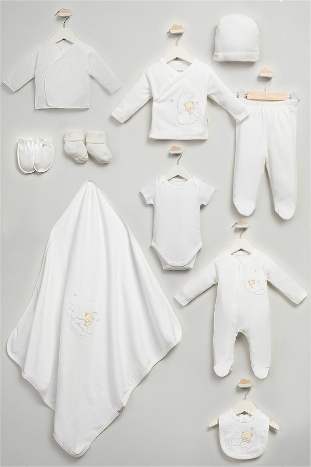 Premium Newborn Baby Essentials Gift Set - 10 - Piece - TryAladdin