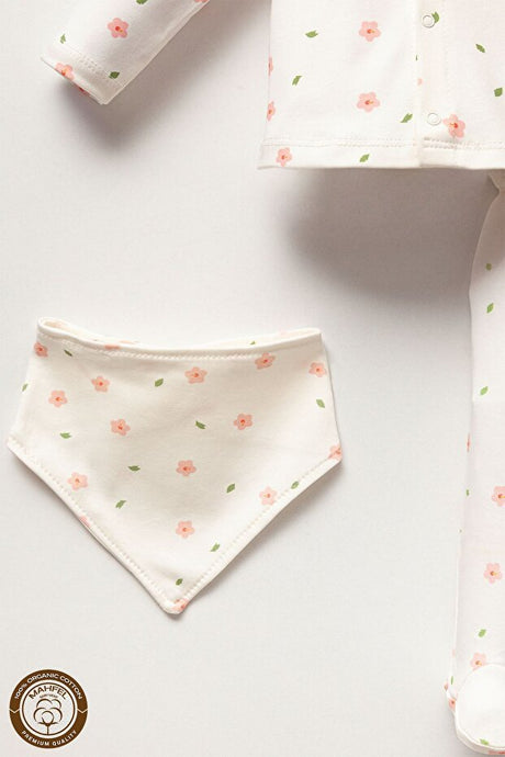 Premium Newborn Baby Girl Hospital Exit Set - Pink Floral - 5 Piece - TryAladdin