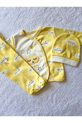 Premium Newborn Baby Hat & 3 - Piece Outfit Set - 0 - 3 Months Wholesale - TryAladdin