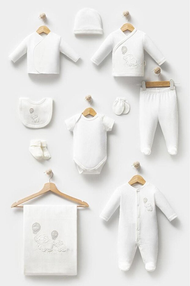 Premium Newborn Baby Hospital Exit Outfit Set - 10 - Piece Set - TryAladdin