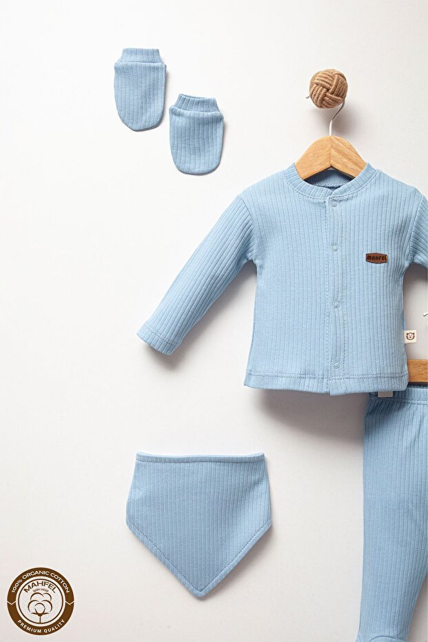 Premium Newborn Baby Hospital Exit Set - Ocean Blue - TryAladdin