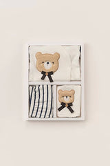 Premium Newborn Bear Embroidered Cotton Layette Set - Gift Boxed - TryAladdin