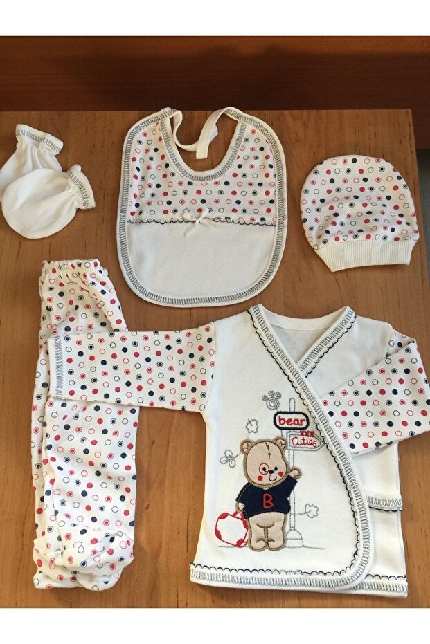 Premium Newborn Bear Hospital Exit Layette Set - 5 - Piece Collection - TryAladdin