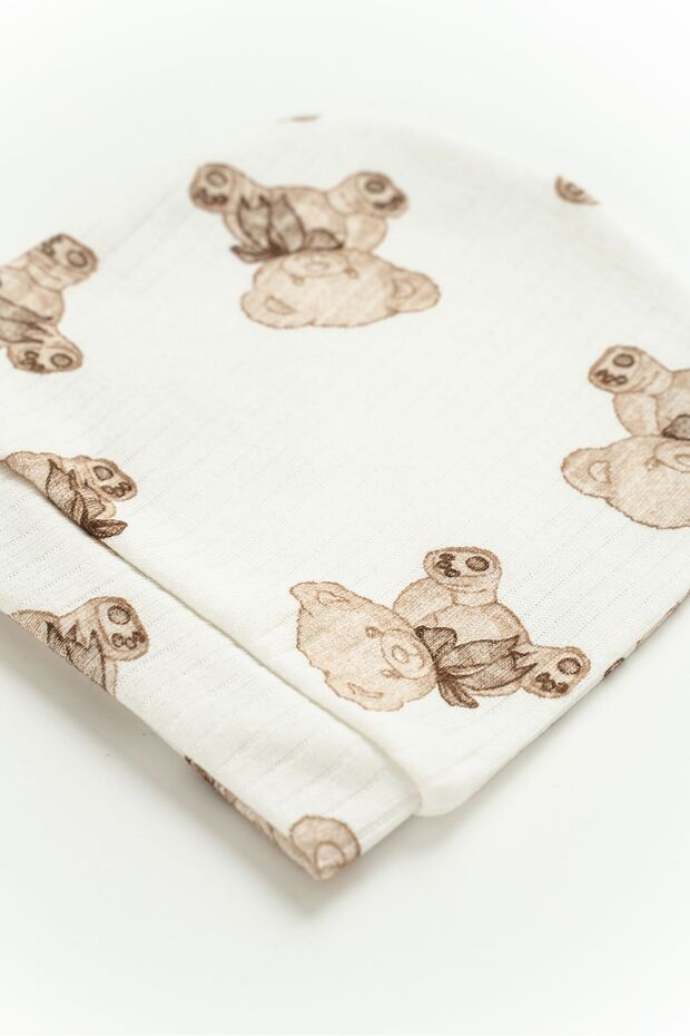 Premium Newborn Bear Pattern 100% Cotton 5 - Piece Baby Outfit Set - TryAladdin