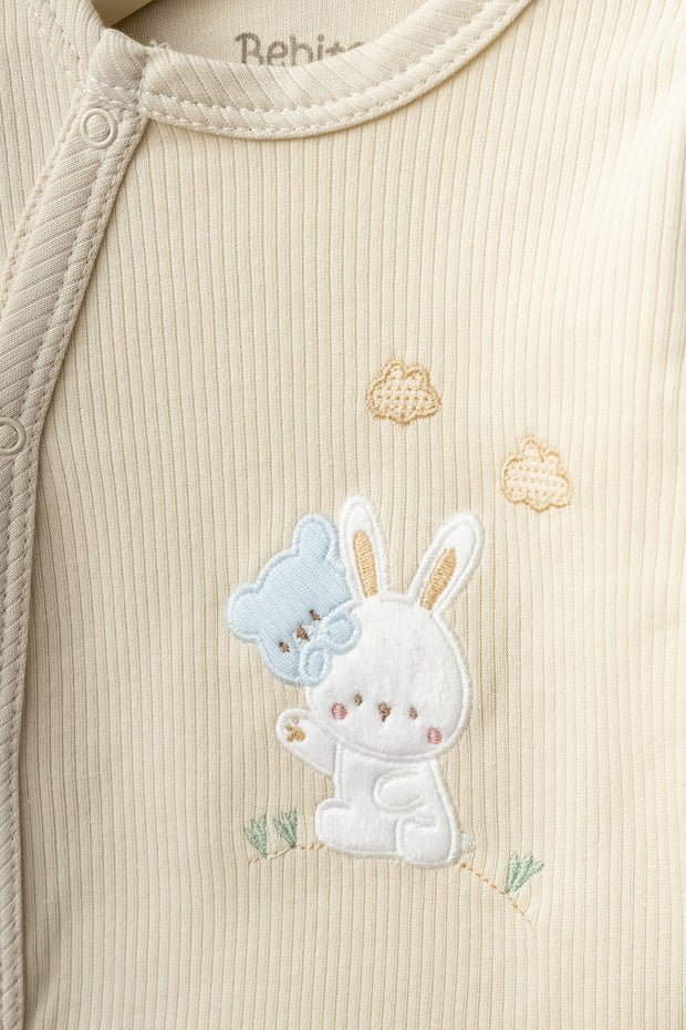 Premium Newborn Bear Rabbit Print 10 - Piece Baby Layette Set - Boxed - TryAladdin
