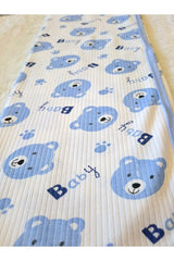 Premium Newborn Blue Bear Cotton Layette Set - 6 - Piece Kit - TryAladdin