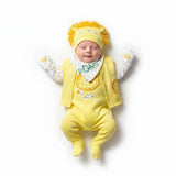Premium Newborn Boy Baby Sleepy Lion Hospital Exit Bodysuit Set - 8 Piece - TryAladdin