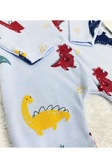Premium Newborn Boy Bear Pattern 2 - Piece Romper Set - TryAladdin