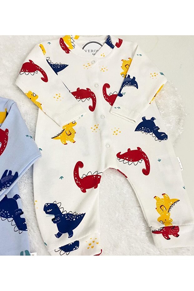Premium Newborn Boy Bear Pattern 2 - Piece Romper Set - TryAladdin