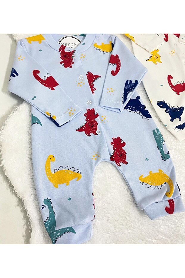 Premium Newborn Boy Bear Pattern 2 - Piece Romper Set - TryAladdin