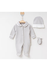 Premium Newborn Boy Cotton Jumpsuit Set - 3 - Piece - TryAladdin