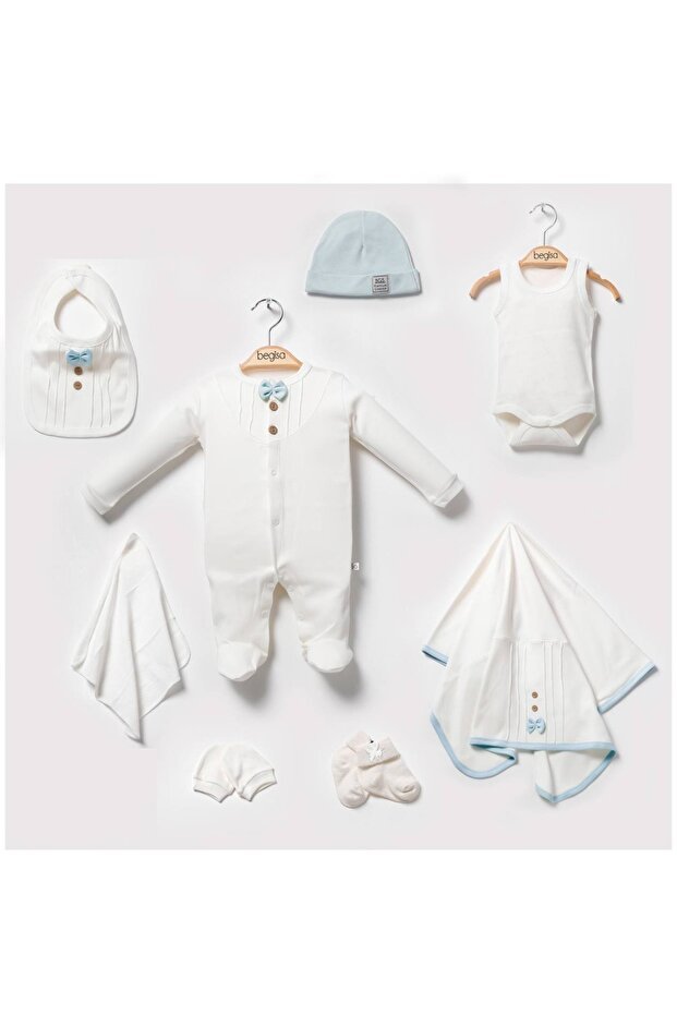 Premium Newborn Boy Hospital Welcome Set - 8 Piece - TryAladdin