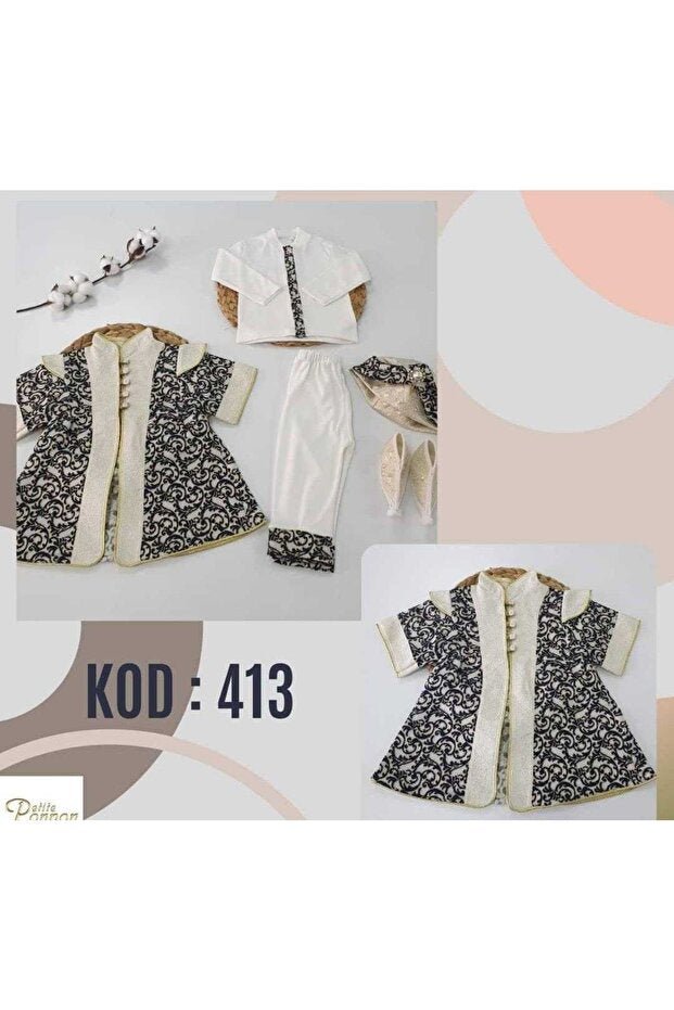 Premium Newborn Boy Prince Mevlut & Circumcision Outfit Set - TryAladdin