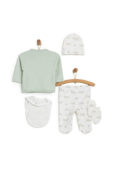 Premium Newborn Boy's Hospital Exit 5 - Piece Layette Set - TryAladdin