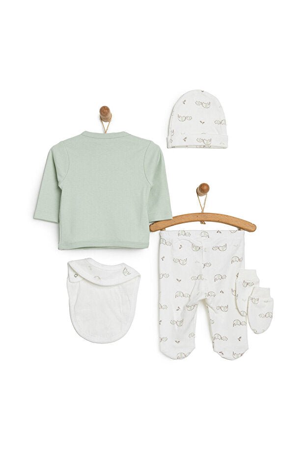 Premium Newborn Boy's Hospital Exit 5 - Piece Layette Set - TryAladdin