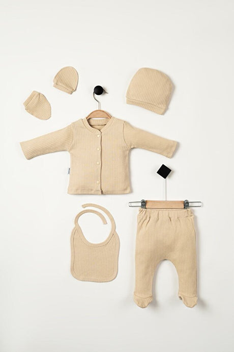 Premium Newborn Combed Cotton 5 - Piece Hospital Exit Gift Set - TryAladdin