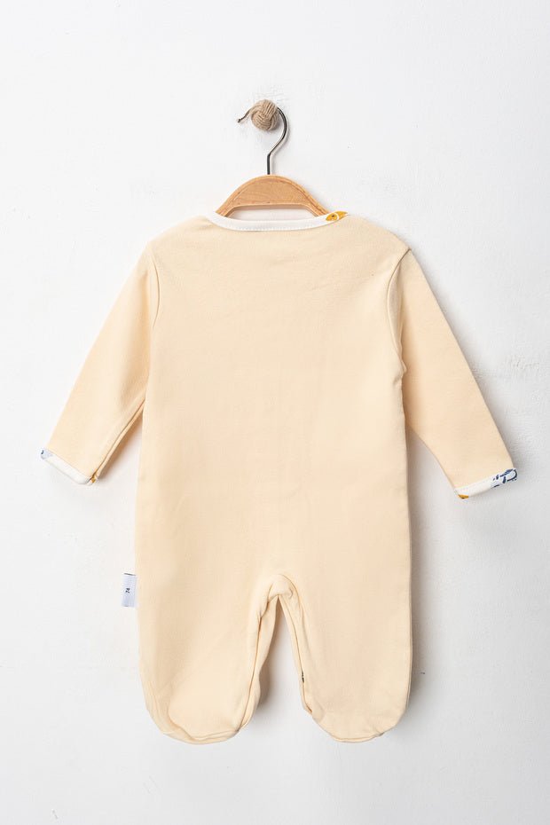 Premium Newborn Cotton Snap - Footed Romper 3 - Piece Set - Gender Neutral - TryAladdin