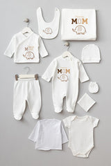Premium Newborn Elephant 10 - Piece Hospital Exit Gift Set - TryAladdin