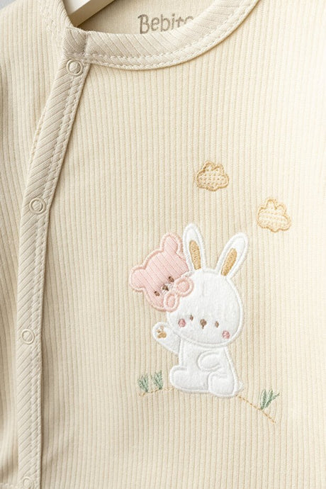 Premium Newborn Essentials Gift Set - 10 - Piece Bear & Rabbit Design - TryAladdin