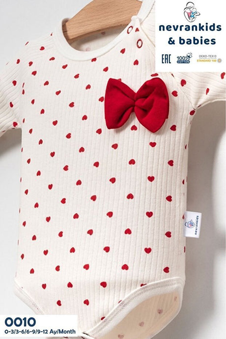 Premium Newborn Girl 3 - Piece Heart Pattern Hospital Set - TryAladdin
