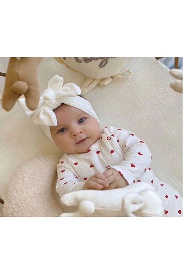 Premium Newborn Girl 3 - Piece Heart Pattern Hospital Set - TryAladdin