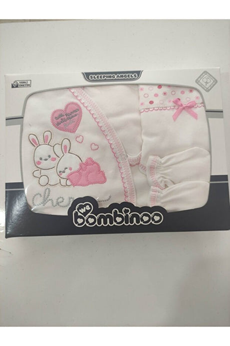 Premium Newborn Girl 5 - Piece Hospital Exit Set - Rabbit Theme - TryAladdin