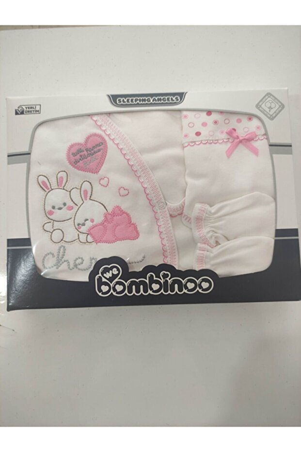 Premium Newborn Girl 5 - Piece Hospital Exit Set - Rabbit Theme - TryAladdin