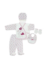 Premium Newborn Girl 5 - Piece Hospital Exit Set - Rabbit Theme - TryAladdin