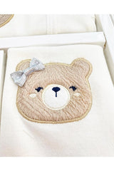 Premium Newborn Girl Bear Theme Hospital Outfit - 5 - Piece Set - TryAladdin