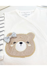 Premium Newborn Girl Bear Theme Hospital Outfit - 5 - Piece Set - TryAladdin