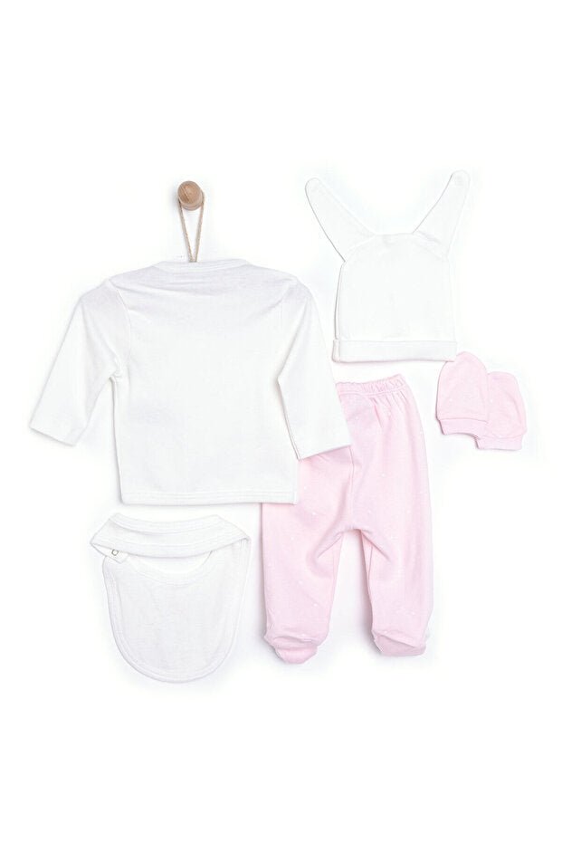 Premium Newborn Girl's Hospital Layette Set - 5 Piece - TryAladdin