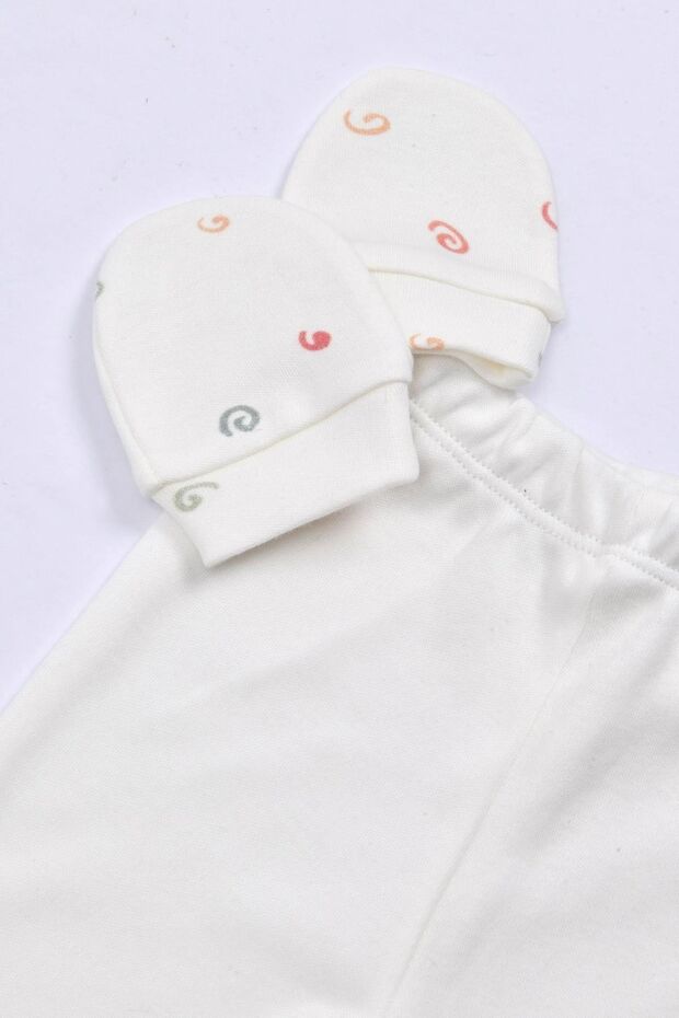 Premium Newborn Hospital Exit Kit - 5 Piece 100% Certified Organic Cotton - Abstract Design - TryAladdin
