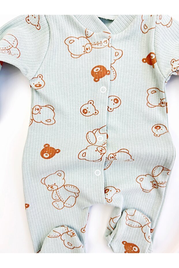 Premium Newborn Hospital Exit Romper Set - Printed Patterned Baby Outfit - 250g - TryAladdin