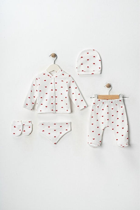 Premium Newborn Hospital Exit Set - 5 Piece Unisex Baby Outfit - TryAladdin