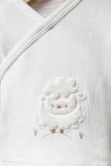 Premium Newborn Lamb Design 5 - Piece Layette Set - Wholesale Collection - TryAladdin