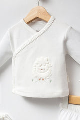 Premium Newborn Lamb Design 5 - Piece Layette Set - Wholesale Collection - TryAladdin