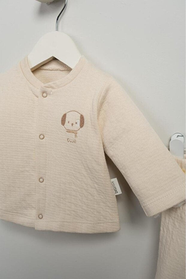 Premium Newborn Layette Gift Set - Puppy Print - 10 Piece Set - TryAladdin
