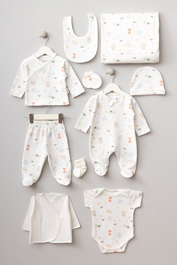 Premium Newborn Lion Hedgehog 10 - Piece Layette Gift Set - TryAladdin