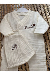 Premium Newborn Muslin Jumpsuit Set - 2 Piece - TryAladdin