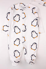 Premium Newborn Penguin Baby Romper and Hat Set - Retail Ready - TryAladdin