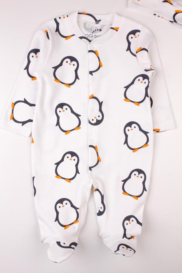 Premium Newborn Penguin Baby Romper and Hat Set - Retail Ready - TryAladdin