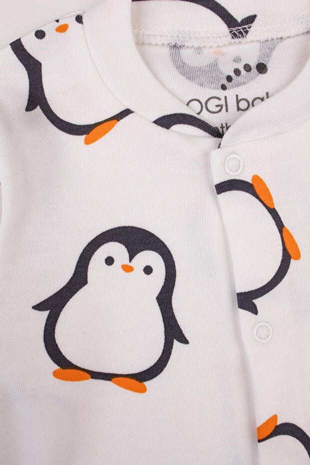 Premium Newborn Penguin Baby Romper and Hat Set - Retail Ready - TryAladdin