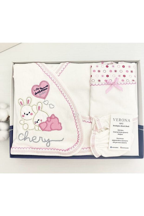 Premium Newborn Rabbit Layette Set - 5 Piece - TryAladdin