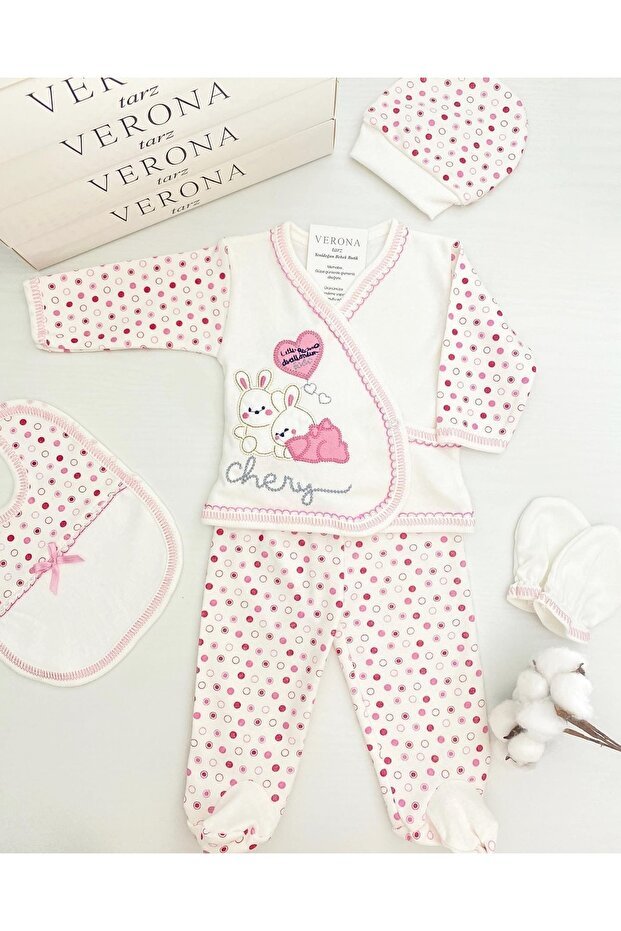 Premium Newborn Rabbit Layette Set - 5 Piece - TryAladdin
