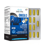 Premium Omega - 3 Fish Oil - Purity & Wellness Support Softgels - TryAladdin