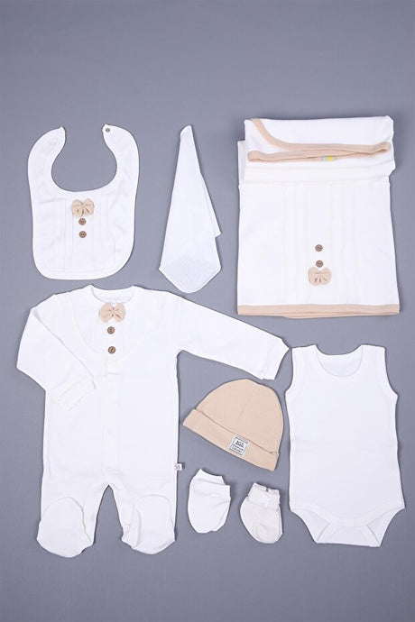 Premium Organic 100% Cotton Newborn Baby Gift Set - 8 Piece Set 0 - 3 Months - TryAladdin