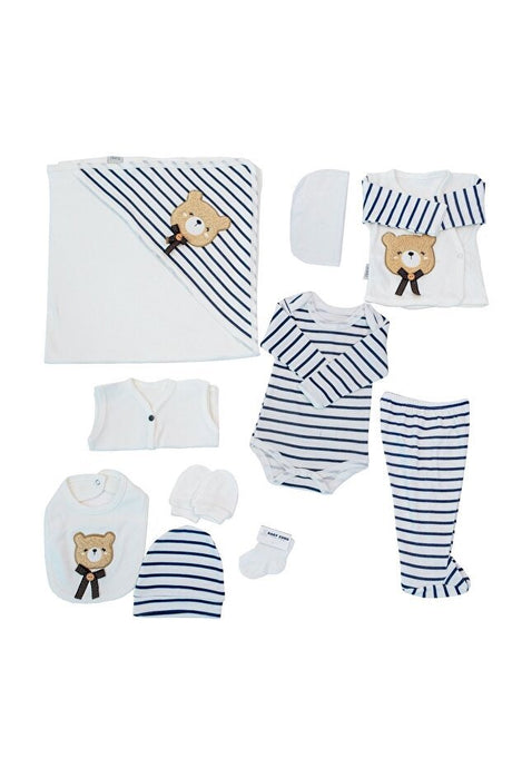 Premium Organic Anti - Allergic Newborn Baby Essentials Set - 10 Piece Collection - TryAladdin